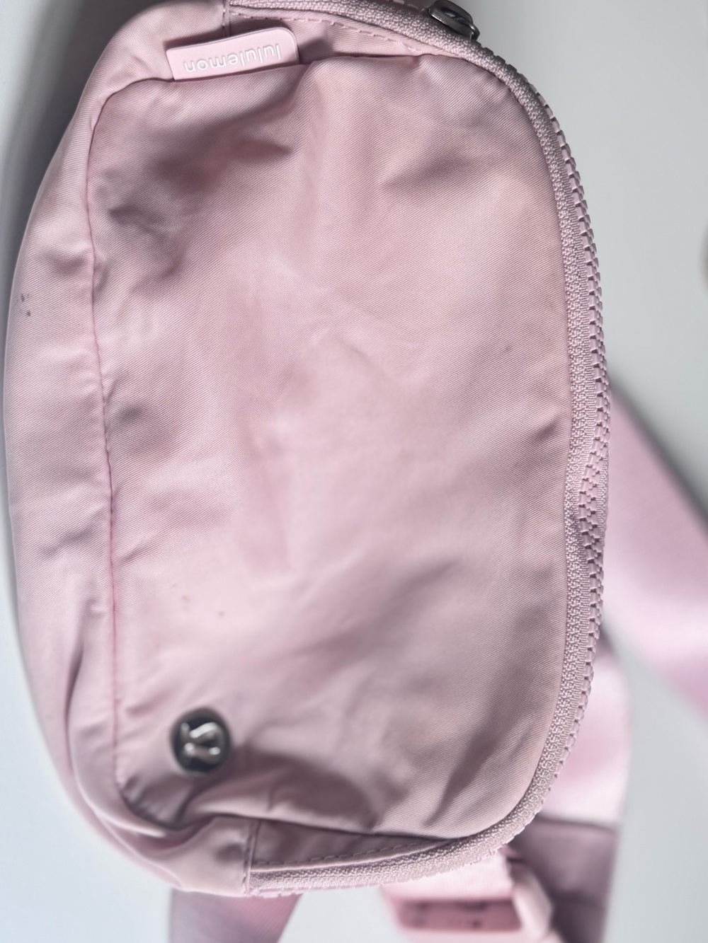 lululemon athletica Light Pink Crossbody Belt Bag